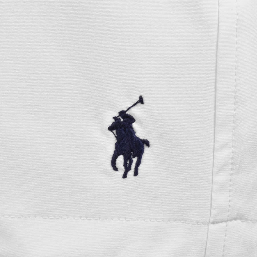 Ralph Lauren Slim Traveller Swim Shorts White | Mainline Menswear us